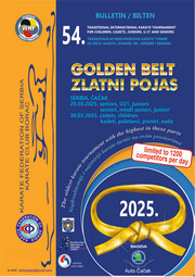 Naslovna biltena Zlatni pojas 2025 180